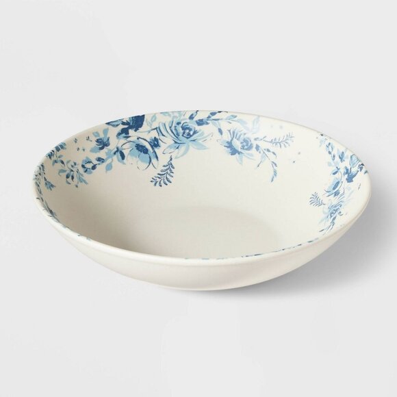 12" Melamine Floral Serving Bowl Blue – Threshold Studio McGee, Target 2023 - Picture 3 of 6